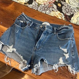 Abercrombie and Fitch Curve Love mom shorts Size 30